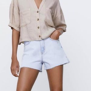 Zara denim shorts 🫶🏼